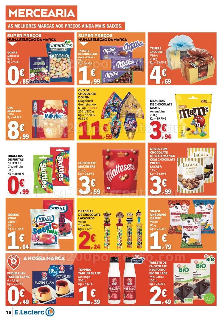 Antevisão Folheto E-LECLERC Promoções de 19 a 25 março